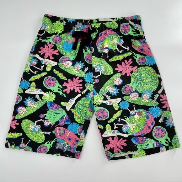 Rick And Morty Never Worn NWT Drawstring‎ Cotton Bermuda Shorts - Picture 1 of 6